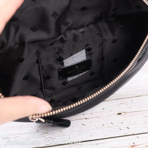 NWT Kate Spade Chelsea Nylon Belt Bag Fanny Pack in Black - Picture 11 of 11